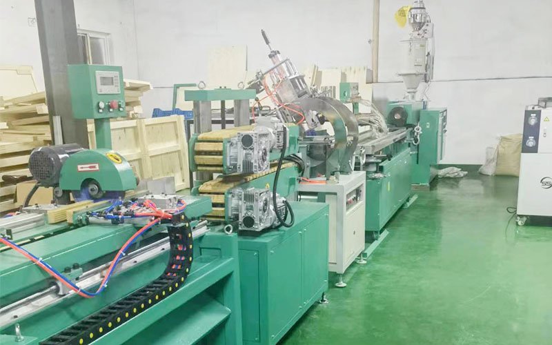 ABS+TPU glass shelf channel co-extrusion line